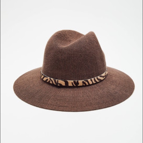 Urban Outfitters Faye Panama hat, brown. - Picture 7 of 7